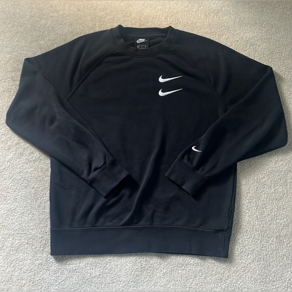 RARE Nike Men’s Embroidered Double Swoosh Crewneck